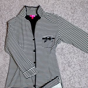 Betsey Johnson Striped Pajama Top